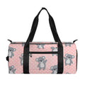 Polka Dot Koala Pattern Print Gym Bag
