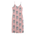 Polka Dot Koala Pattern Print Jersey Midi Cami Dress