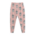 Polka Dot Koala Pattern Print Jogger Pants