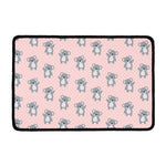 Polka Dot Koala Pattern Print Kitchen Mat