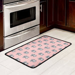Polka Dot Koala Pattern Print Kitchen Mat