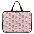 Polka Dot Koala Pattern Print Laptop Sleeve With Handle