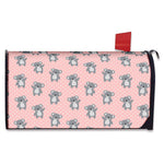 Polka Dot Koala Pattern Print Mailbox Cover