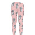 Polka Dot Koala Pattern Print Men's Leggings