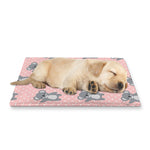 Polka Dot Koala Pattern Print Pet Cooling Mat Cover
