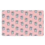 Polka Dot Koala Pattern Print Polyester Doormat