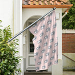 Polka Dot Koala Pattern Print Polyester Flag
