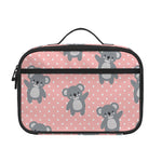 Polka Dot Koala Pattern Print Portable Lunch Bag