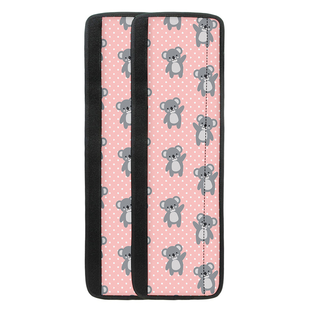 Polka Dot Koala Pattern Print Refrigerator Handle Covers