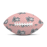 Polka Dot Koala Pattern Print Rugby Ball