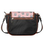 Polka Dot Koala Pattern Print Saddle Bag
