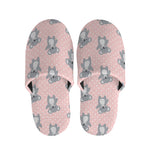Polka Dot Koala Pattern Print Slippers