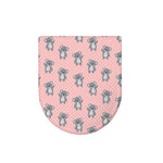 Polka Dot Koala Pattern Print Toilet Lid Cover