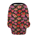 Polka Dot Lily Pattern Print Baby Seat Cover