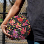 Polka Dot Lily Pattern Print Basketball