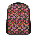 Polka Dot Lily Pattern Print Casual Backpack