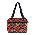Polka Dot Lily Pattern Print Double Strap Bible Bag