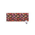 Polka Dot Lily Pattern Print Extended Mouse Pad