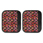 Polka Dot Lily Pattern Print Handle Covers