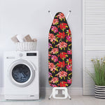 Polka Dot Lily Pattern Print Ironing Board Cover
