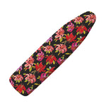 Polka Dot Lily Pattern Print Ironing Board Cover