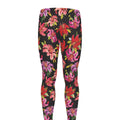 Polka Dot Lily Pattern Print Men's Leggings