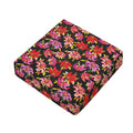 Polka Dot Lily Pattern Print Outdoor Seat Cushion Cover