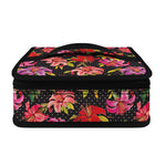 Polka Dot Lily Pattern Print Small Lunch Bag