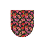 Polka Dot Lily Pattern Print Toilet Lid Cover