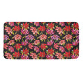Polka Dot Lily Pattern Print Towel