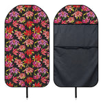 Polka Dot Lily Pattern Print Waterproof Car Seat Cover