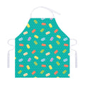Polka Dot Macaron Pattern Print Adjustable Apron