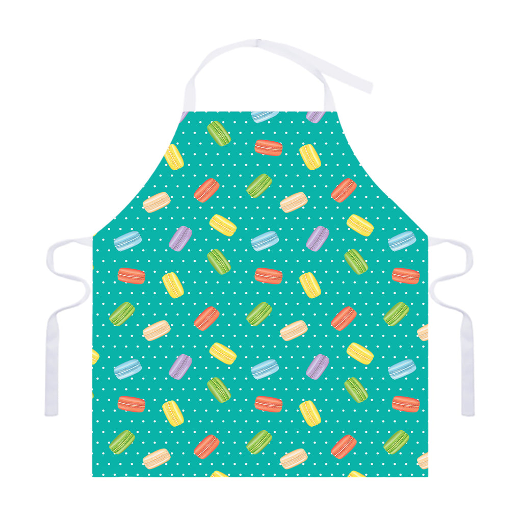 Polka Dot Macaron Pattern Print Adjustable Apron