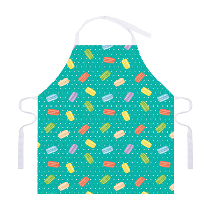 Polka Dot Macaron Pattern Print Adjustable Apron