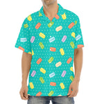 Polka Dot Macaron Pattern Print Aloha Shirt