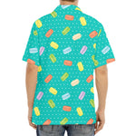 Polka Dot Macaron Pattern Print Aloha Shirt