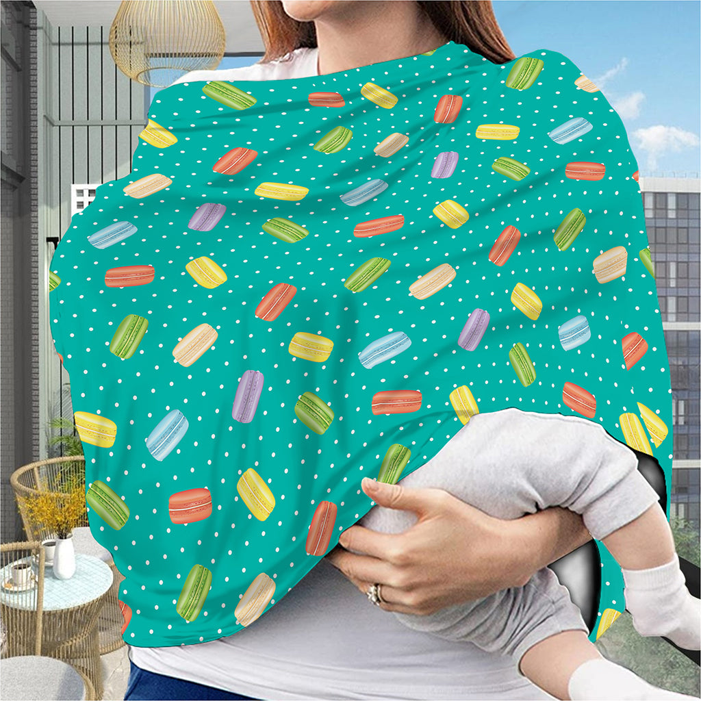 Polka Dot Macaron Pattern Print Baby Seat Cover