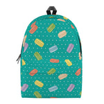Polka Dot Macaron Pattern Print Backpack