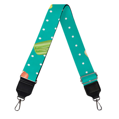 Polka Dot Macaron Pattern Print Bag Strap