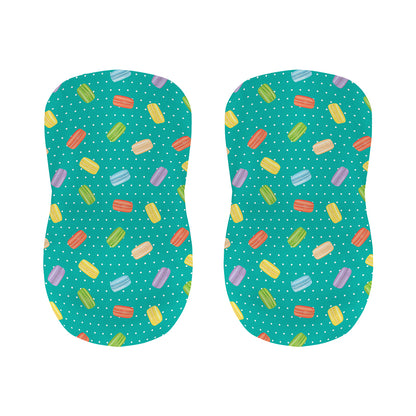 Polka Dot Macaron Pattern Print Bar Stool Covers