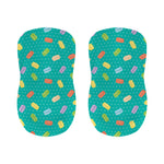 Polka Dot Macaron Pattern Print Bar Stool Covers