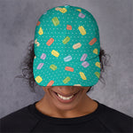 Polka Dot Macaron Pattern Print Baseball Cap