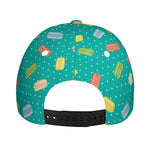 Polka Dot Macaron Pattern Print Baseball Cap