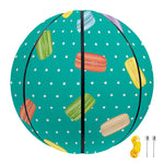 Polka Dot Macaron Pattern Print Basketball