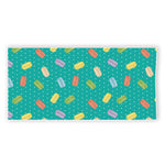 Polka Dot Macaron Pattern Print Beach Towel