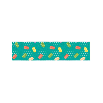 Polka Dot Macaron Pattern Print Bed Runner
