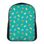 Polka Dot Macaron Pattern Print Casual Backpack