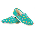 Polka Dot Macaron Pattern Print Casual Shoes