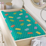 Polka Dot Macaron Pattern Print Changing Pad Cover