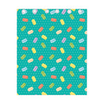 Polka Dot Macaron Pattern Print Curtain